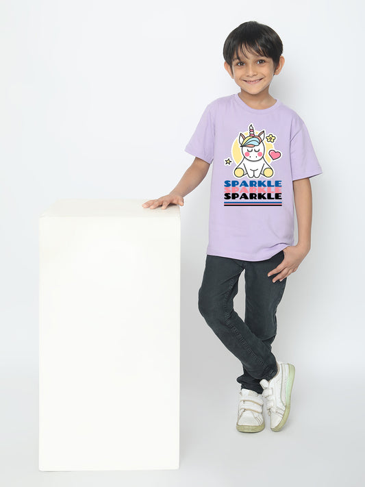 Kids Boys Unicorn Sparkle T-Shirt