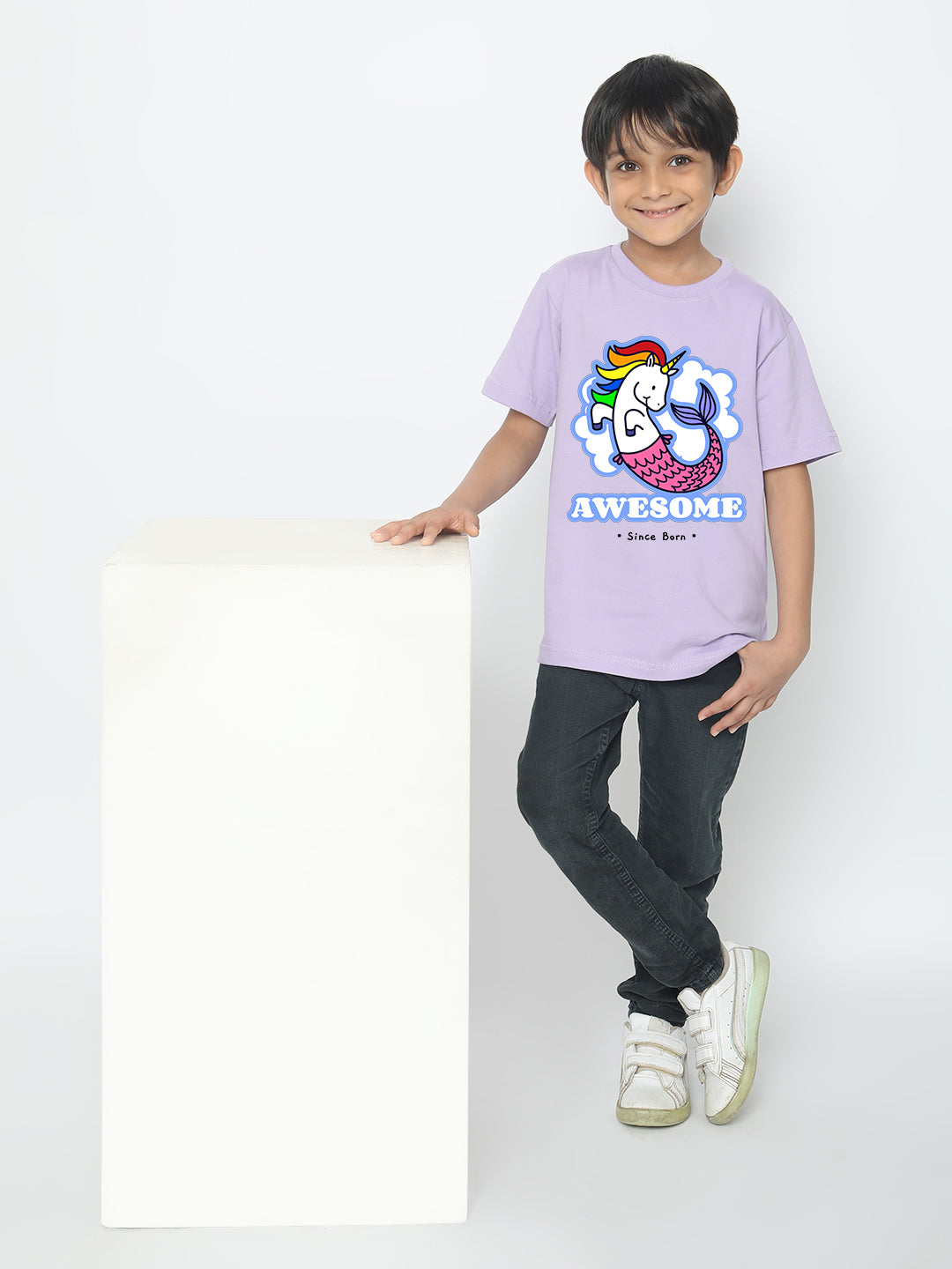 Kids Boys' Awesome Mermicorn T-Shirt | Fun & Comfortable