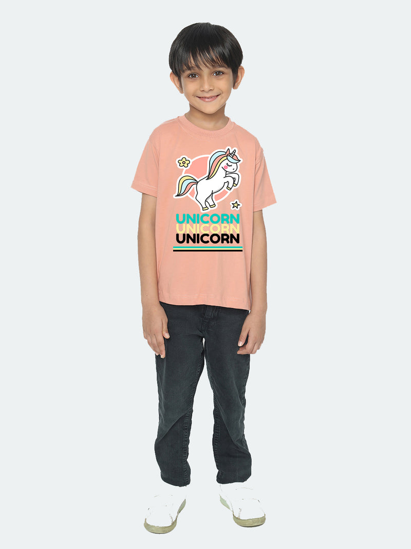 Kids Boys' Unicorn T-Shirt - Soft Cotton