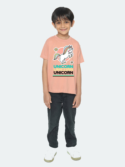 Kids Boys' Unicorn T-Shirt - Soft Cotton