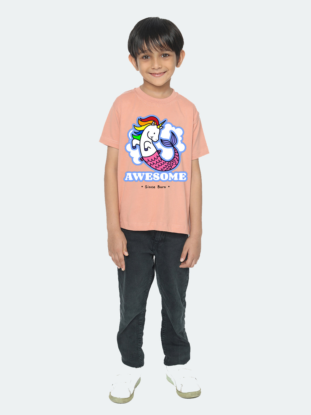 Kids Boys' Awesome Mermicorn T-Shirt | Fun & Comfortable