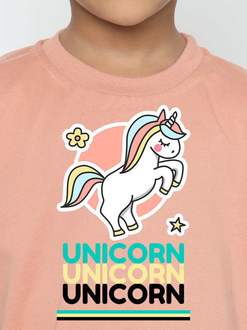 Kids Boys' Unicorn T-Shirt - Soft Cotton