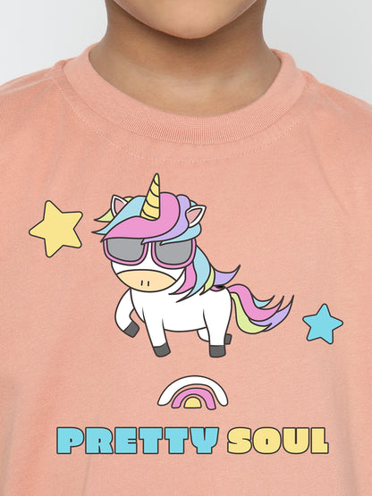 Kids' Boys Unicorn Pretty Soul T-Shirt