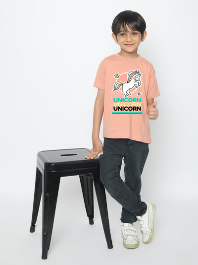 Kids Boys' Unicorn T-Shirt - Soft Cotton