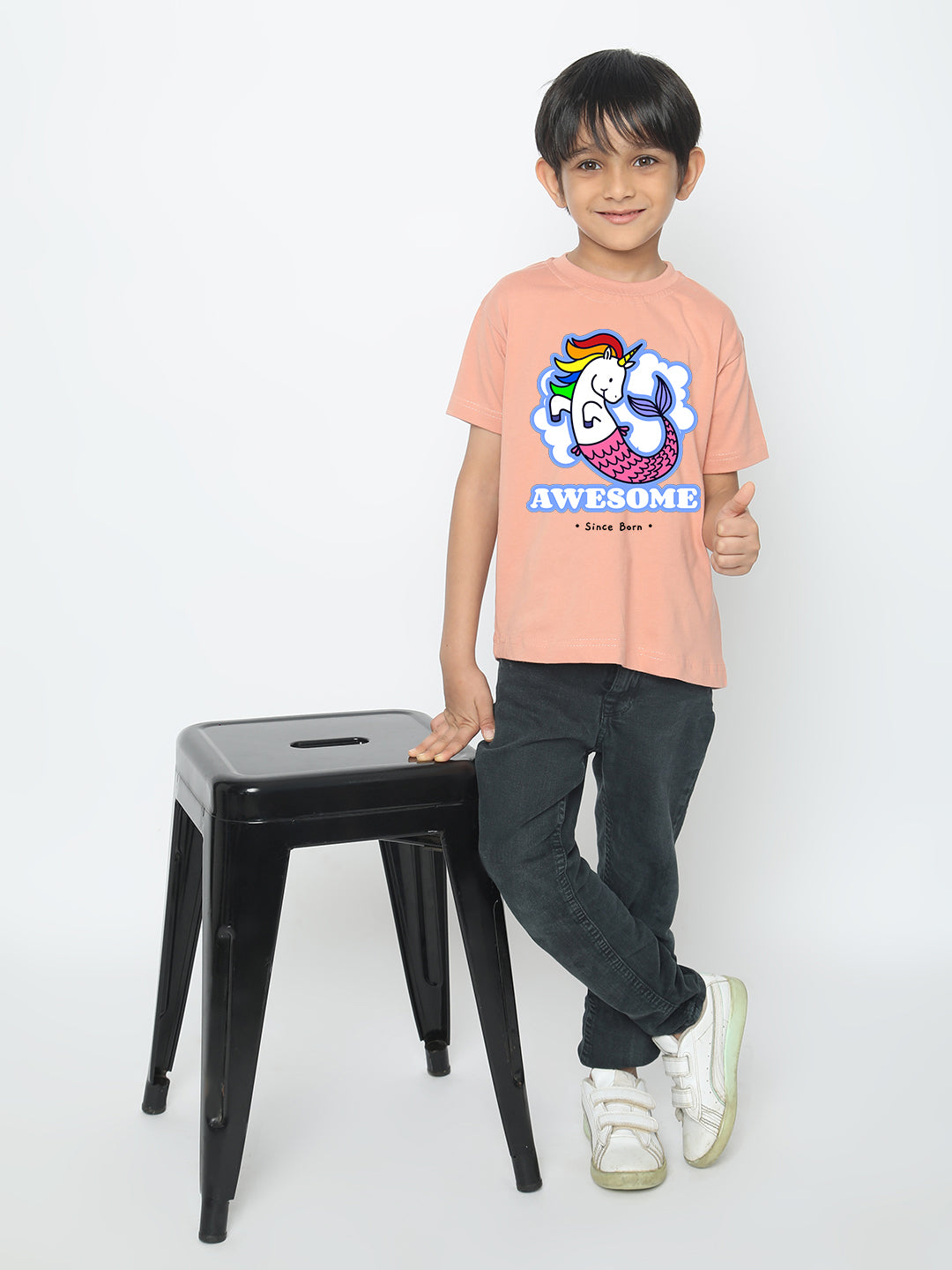 Kids Boys' Awesome Mermicorn T-Shirt | Fun & Comfortable
