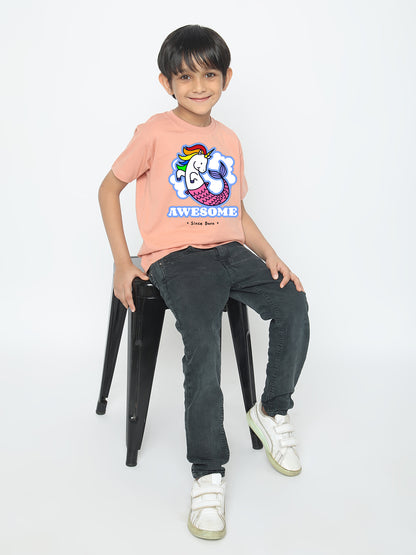 Kids Boys' Awesome Mermicorn T-Shirt | Fun & Comfortable