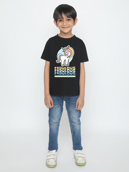 Kids' Boys Unicorn Fabulous T-Shirt