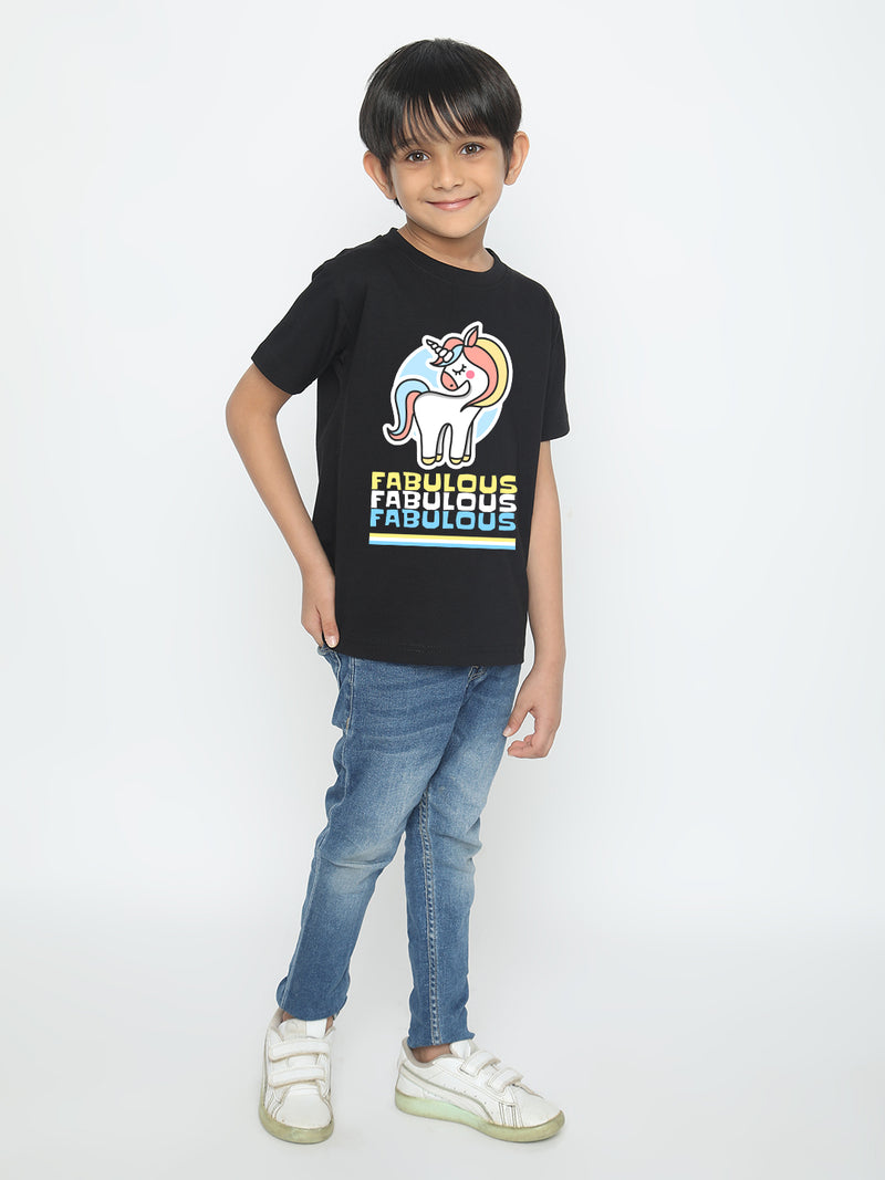 Kids' Boys Unicorn Fabulous T-Shirt