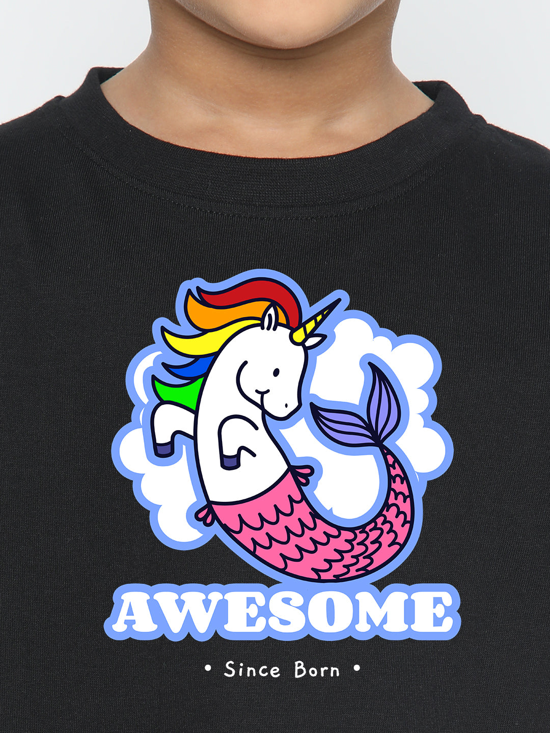 Kids Boys' Awesome Mermicorn T-Shirt | Fun & Comfortable
