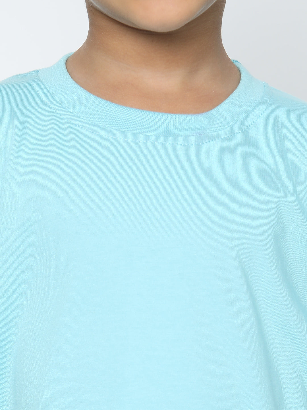 Kids Boys Pure Cotton Plain T-shirt