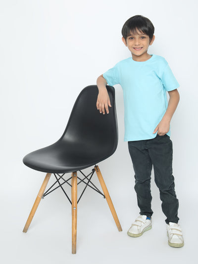 Kids Boys Pure Cotton Plain T-shirt