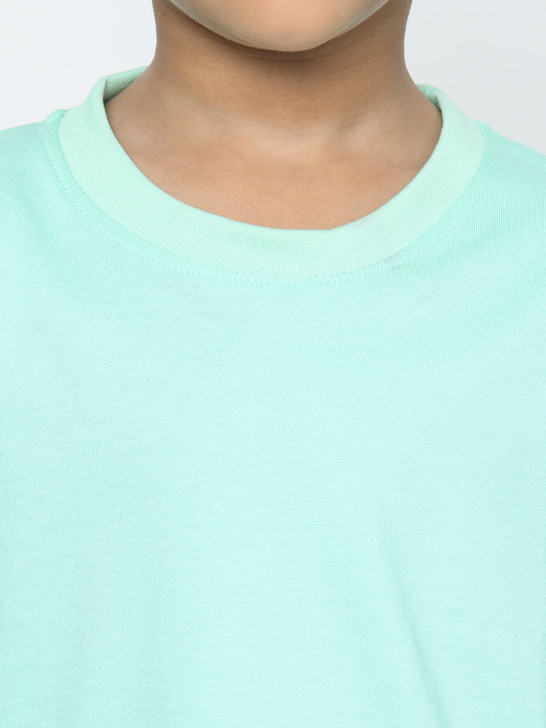 Kids Boys Pure Cotton Plain T-shirt
