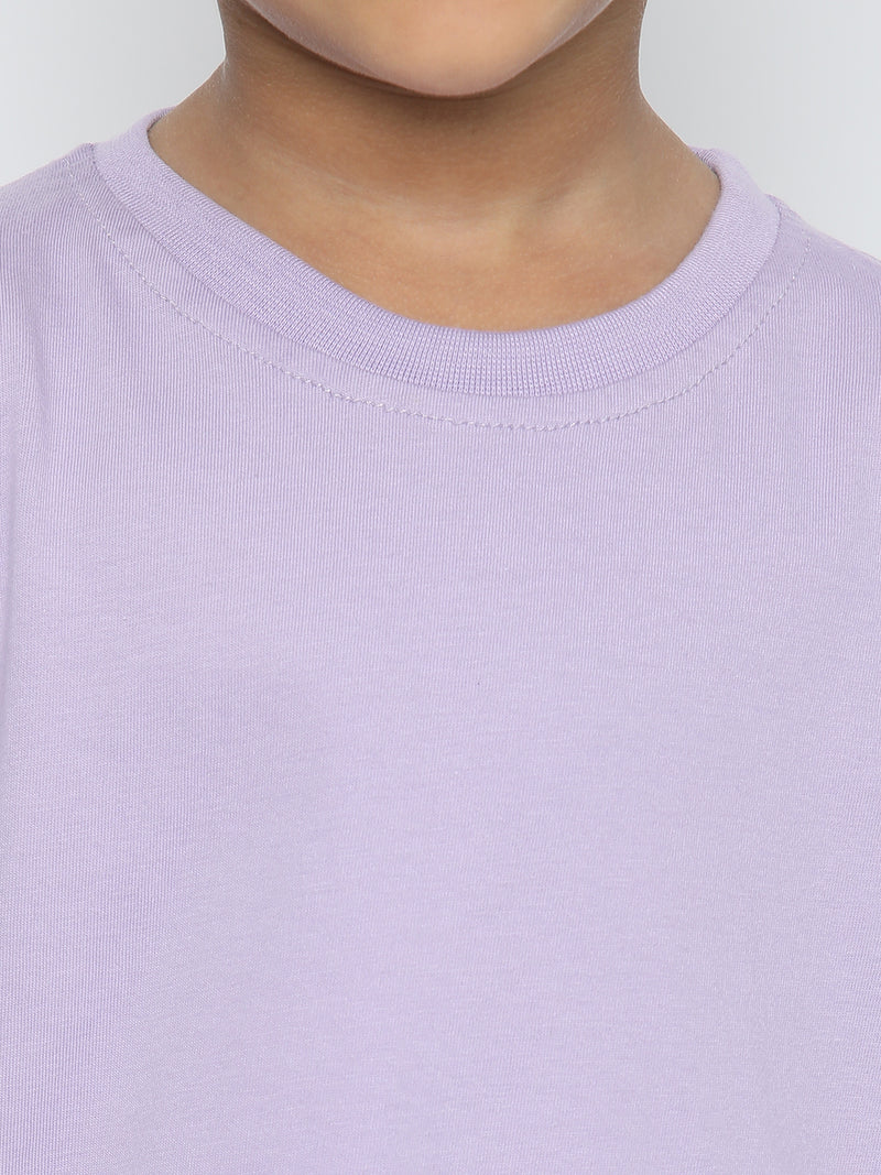 Kids Boys Pure Cotton Plain T-shirt