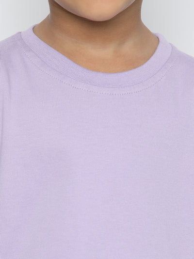 Kids Boys Pure Cotton Plain T-shirt