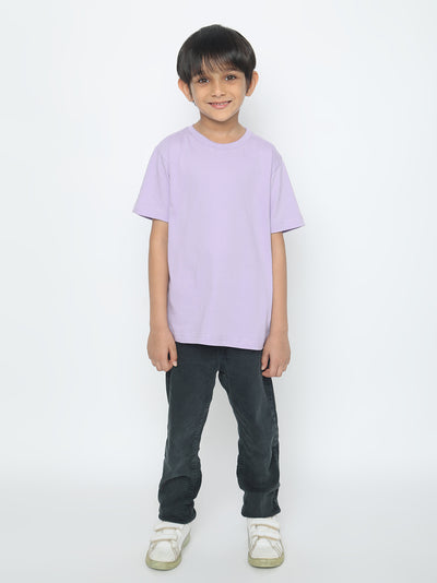 Kids Boys Pure Cotton Plain T-shirt