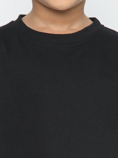 Kids Boys Pure Cotton Plain T-shirt