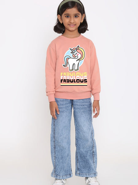 Unicorn Fabulous Sweatshirt for Girls